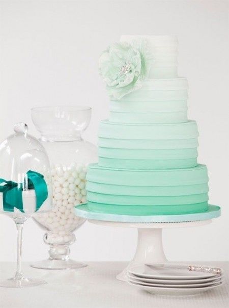 pastel a tono con tu color de boda