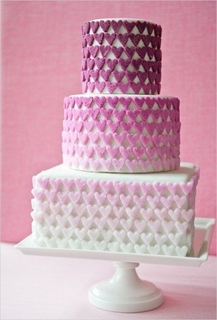 pastel con corazoncitos