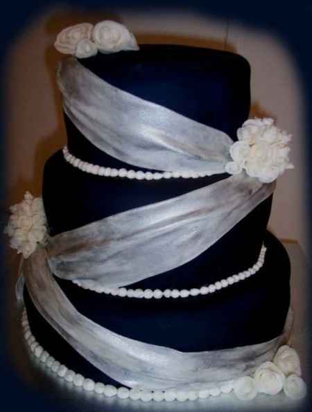pastel de fondant con color