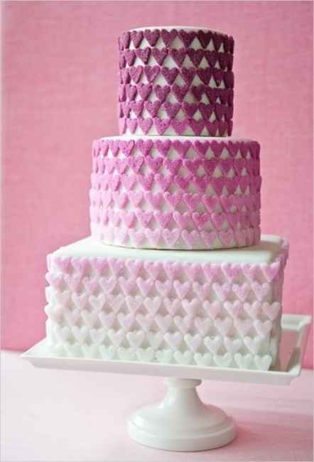 pastel con corazoncitos