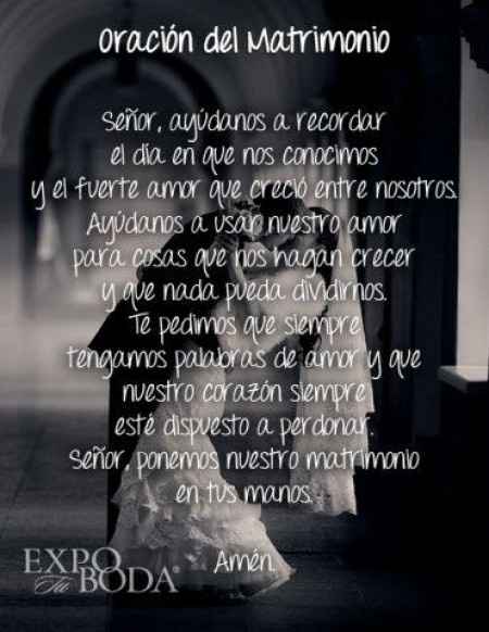oracion del matrimonio