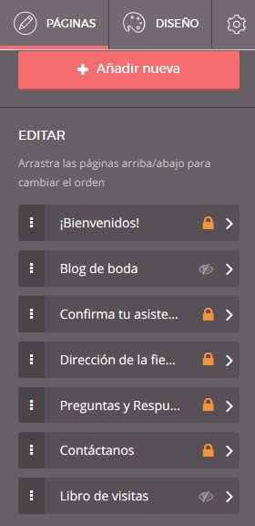 wedshoots no aparece en lista de paginas 1