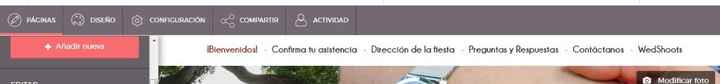 wedshoots no aparece en lista de paginas 2