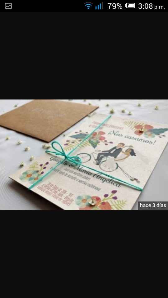 Indesisa con las invitaciones - 1