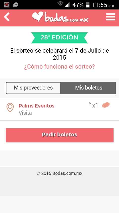 Poco para el sorteo y nada de mis boletos - 1
