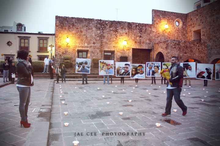 Justo antes de la pregunta