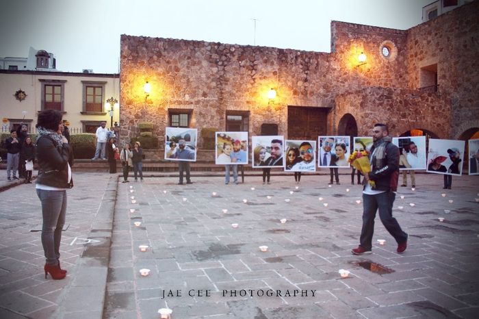 Justo antes de la pregunta