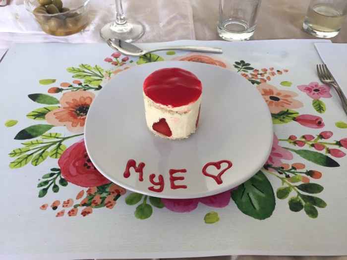 Manteles para pedida de mano