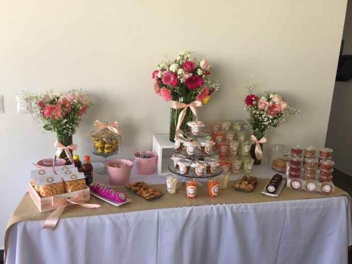 Mesa de dulces para pedida de mano