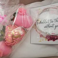 Fresas decoradas y pulsera