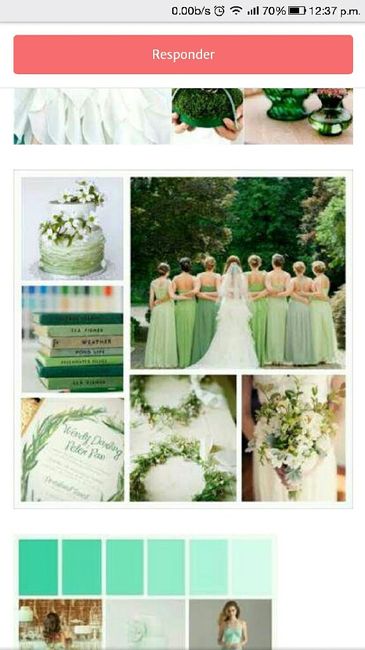 Tema de boda amarillo, verde y gris - 1