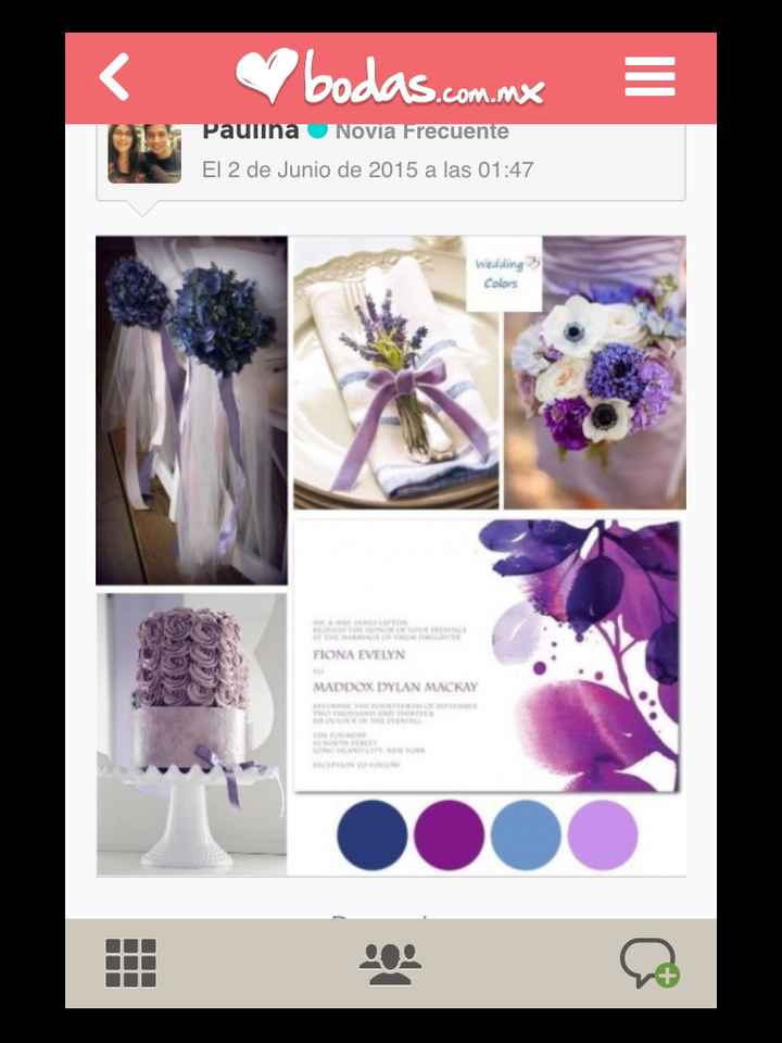 Combinación con el color morado - 3