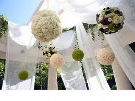 hanging ideas on flowers