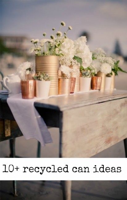 Lata con color dorado