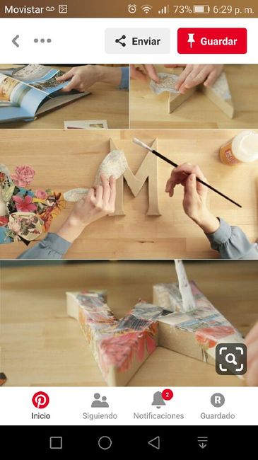 Ayuda con ideas para decorar letras de madera 6