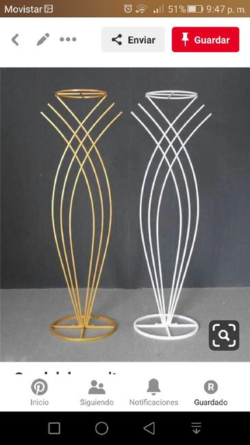 Bases para centro de mesa - 6