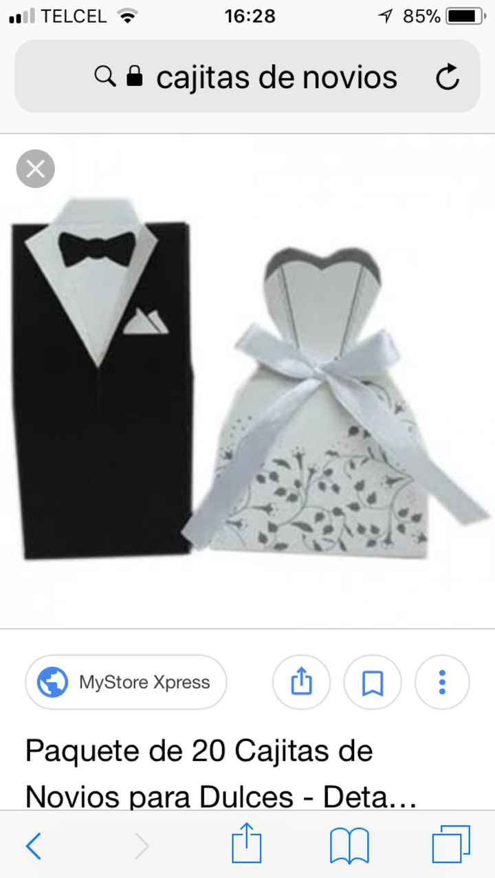  Cajitas para mesa de dulces - 1