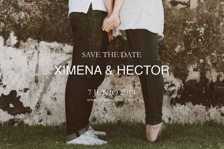 Save The Date Ximena 