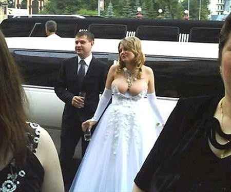 vestido mas feo de novia!