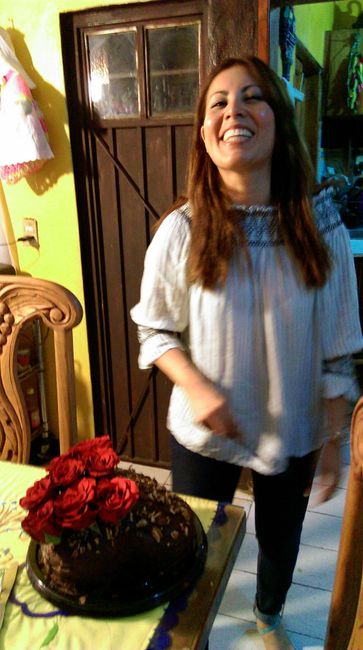 Ella feliz, y yo feliz