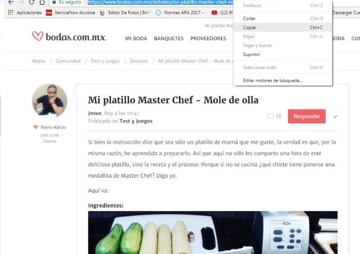 Mi platillo Master Chef - Mole de olla 7