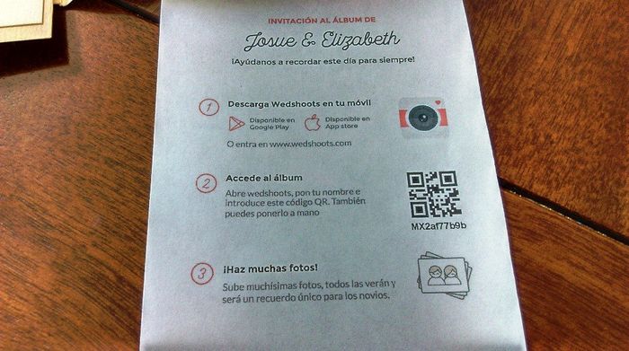 La invitación para usar la aplicación de fotos