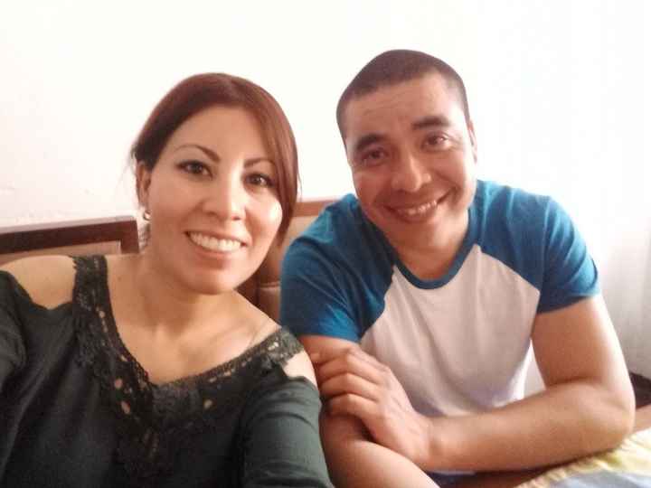 Hace dos meses que no nos vemos, esta es del último día en que nos vimos y desayunamos juntos en cas