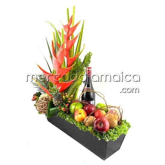 arreglo floral-frutal