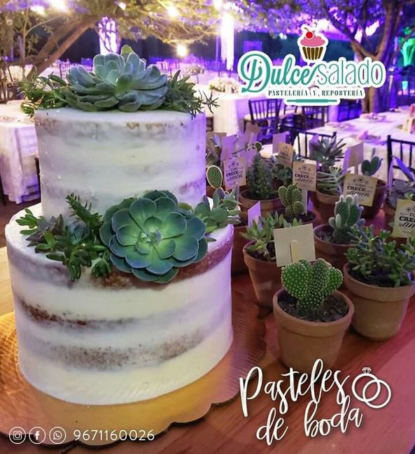 Las flores y el pastel de mi boda - 5