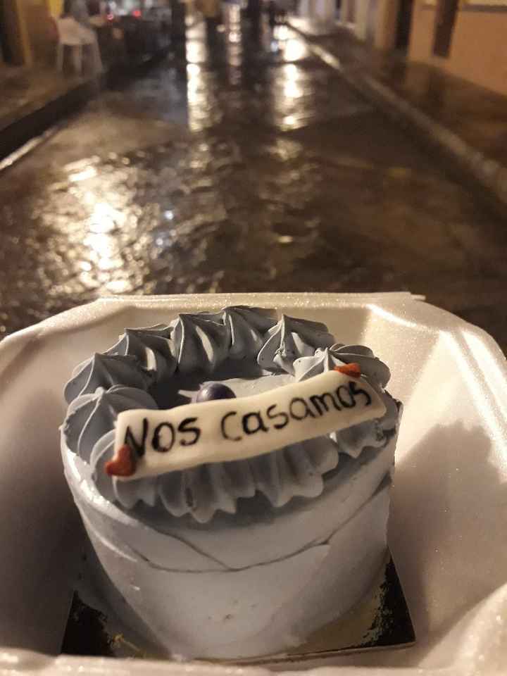 La sorpresa va  camino a casa