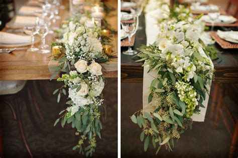 Arreglos de mesa tipo follajes