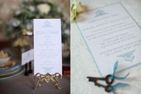 Invitaciones y menús 