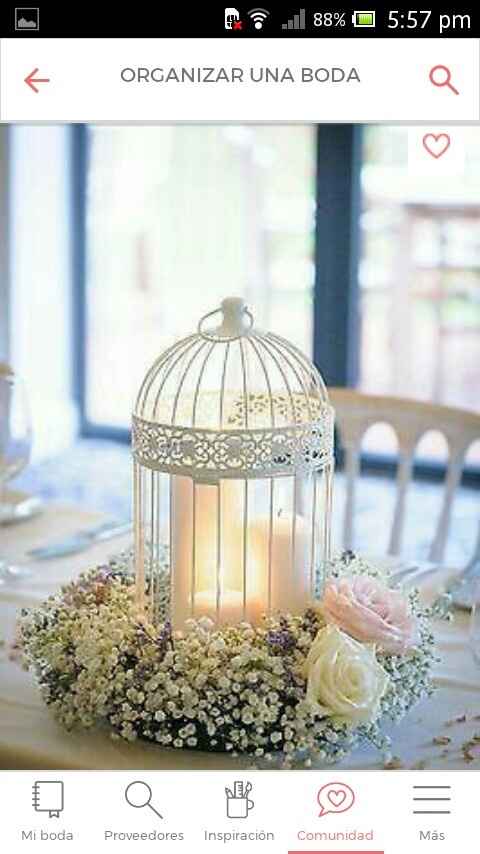 Centro de mesa con flores o adorno? - 1