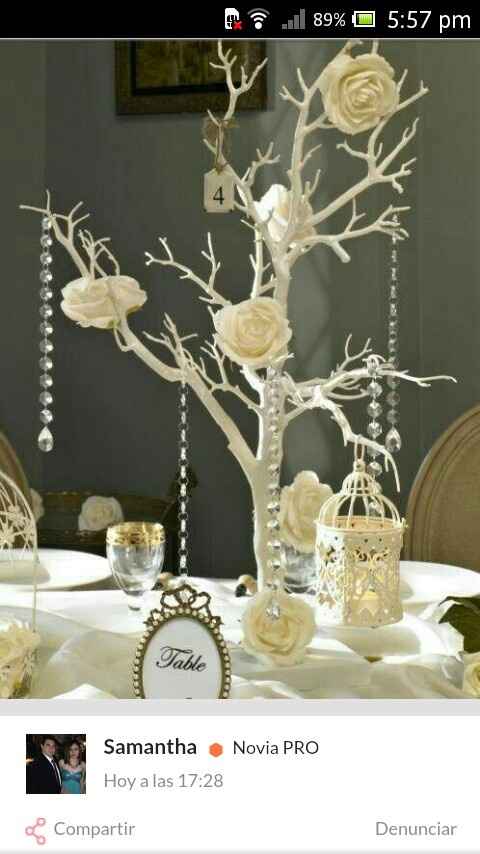 Centro de mesa con flores o adorno? - 3