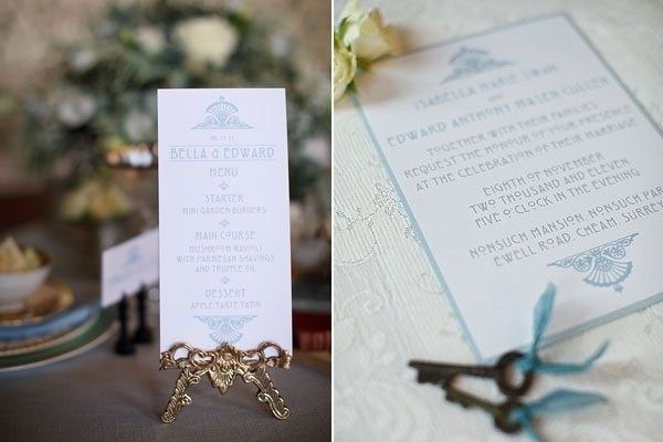 Invitaciones y menús 