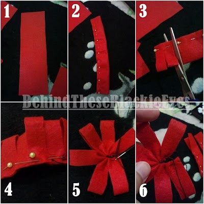 Tutorial flores de fieltro