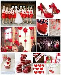 Boda rojo y blanco
