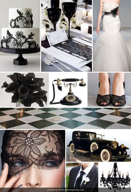 Blanco y negro vintage