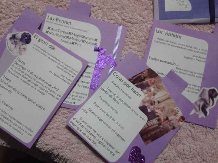 Invitaciones para ser damas