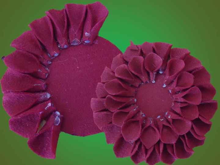 Tutorial flores de fieltro