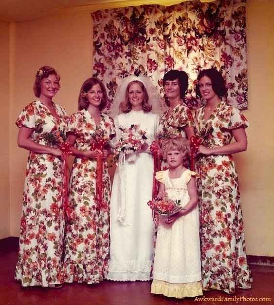 Vestidos de damas floreados