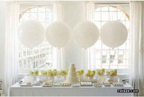 Barra de Postres con Globos