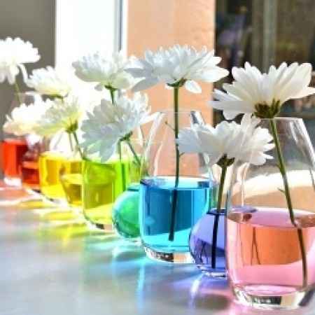 Centro de mesa de colores