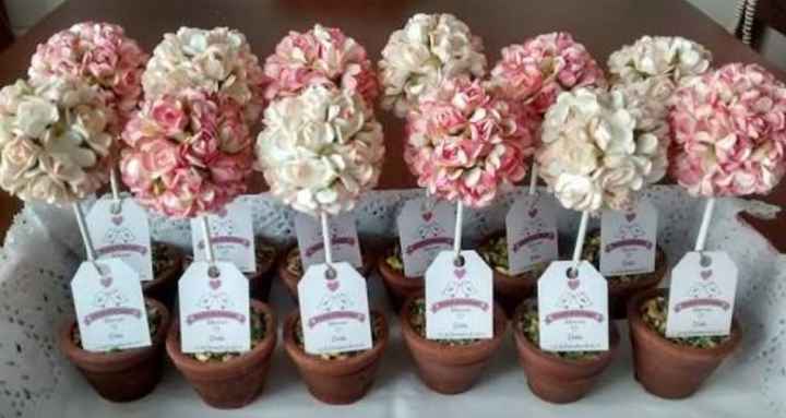 macetitas con mensaje de agradecimiento