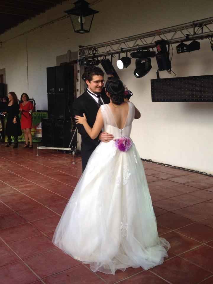 Mi vestido por atras