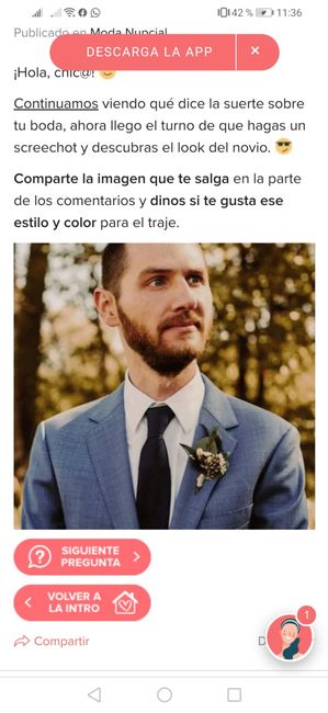 Haz screenshot y descubre el look de novio - 1
