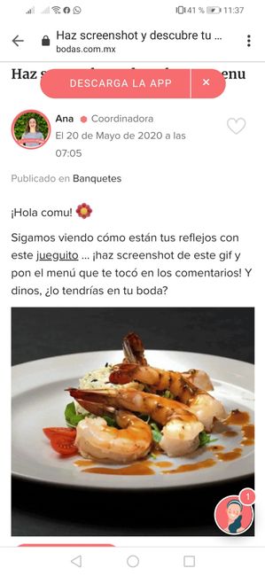 Haz screenshot y descubre tu menu - 1