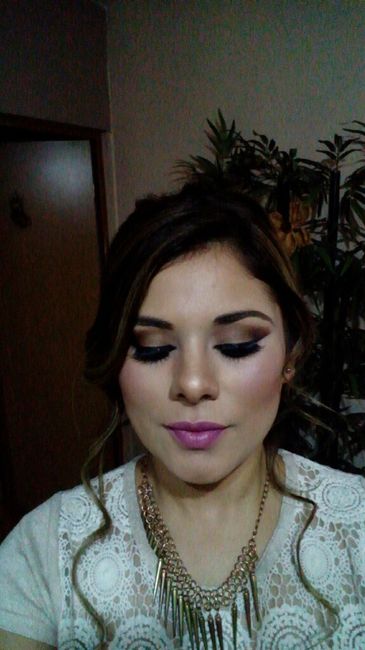 Mi prueba de maquillaje y peinado - 2