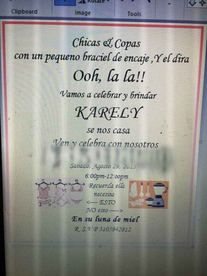 Invitaciones de despedida - 2