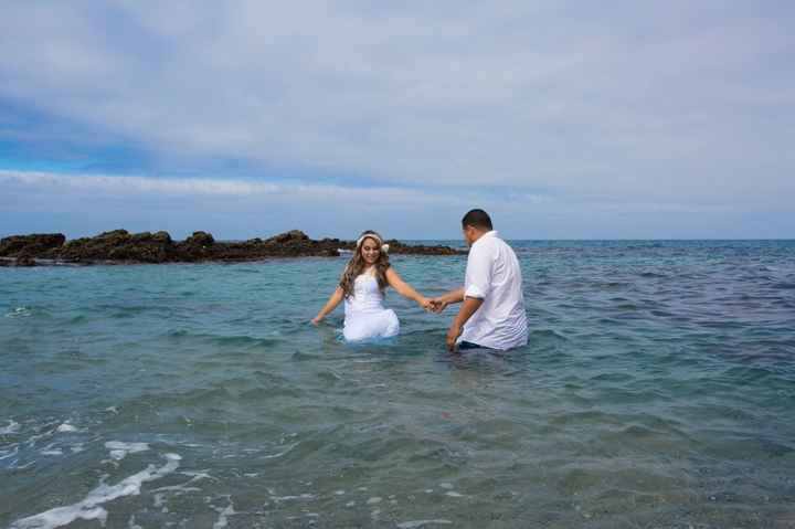 Presuman su foto... la sesión trash the dress!! - 1